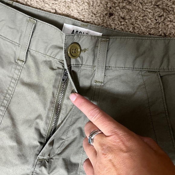 AGOLDE Daria Women's Utility Pant 25 NWOT Duffel Wide Leg Stretch Twill Cropped - Picture 9 of 15